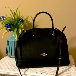 Black coach purse
